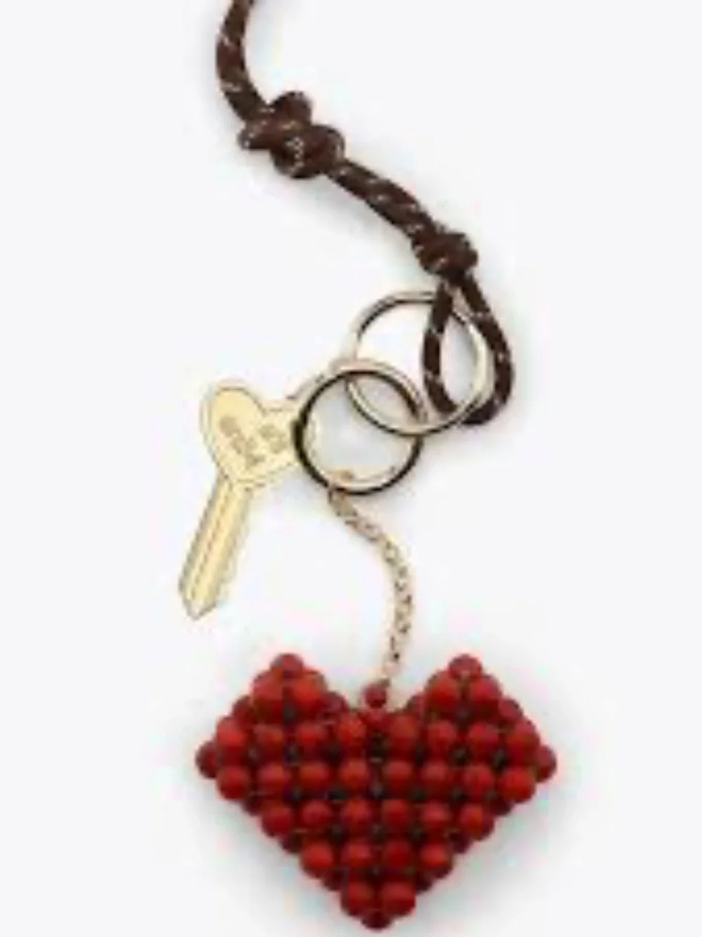 NWT Zara Heart Multi-Charm Keyring